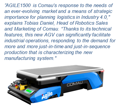 Kollmorgen Comau AGILE1500 Autonomous Guided Intelligent Lean Equipment